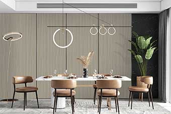 许昌轻奢风格-餐厅