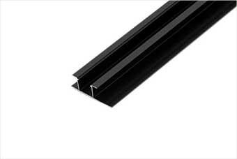 许昌航空纤维墙咔铝合金带灯中条（哑黑氧化）