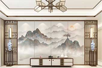 许昌森佰汇航空纤维（山水画系列）