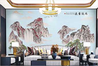 许昌森佰汇航空纤维墙咔（鸿运当头）